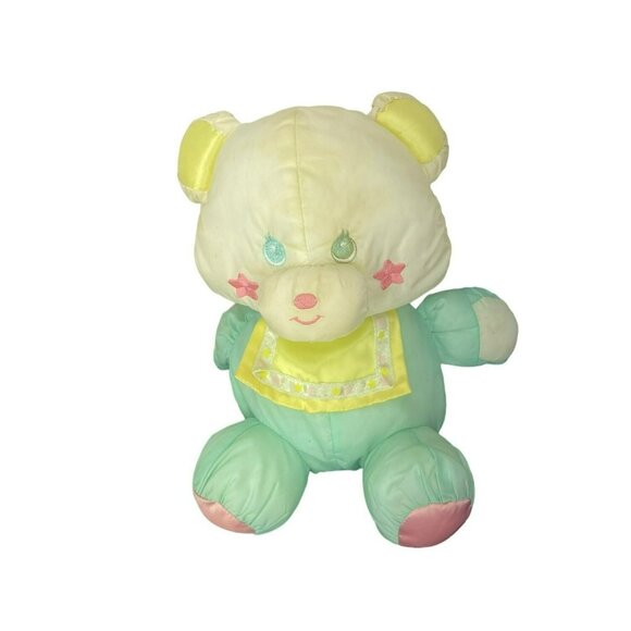 Vintage 1991 Playskool‎ 9" Sweet Beginnings Bear Nylon Stuffed Toy - Picture 1 of 7
